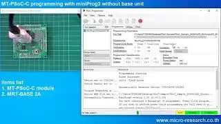 Test to program MT-PSoC-C with PowerCycle mode #PSoC