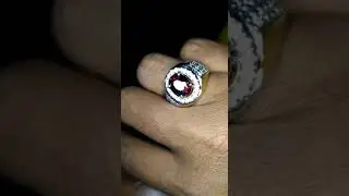 Purple to red safir 4.46 crt
