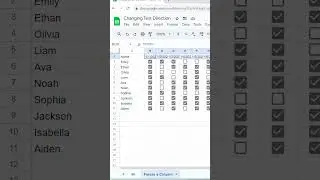 Google Sheets Tutorial: How to Change Text Direction for Better Formatting
