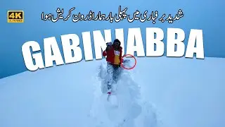 Gabin Jabba Swat Valley Trekking In Live Snowfall 4k Vlog/ My Drone Crash In Full Snow Storm