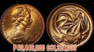 AUSTRALIA 1982 2 CENTS Coin VALUE + REVIEW Elizabeth II Dragon Coin