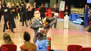 The Girl with the Tree Tattoo at Millennium Dancesport Championships 2018 - Foxtrot