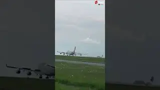 Lost the Landing Gear | Cargolux | Boeing 747 | Luxembourg Airport #avgeeks #shorts #b747 #cargolux