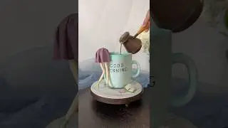 Бодрящая чашка с кофе / 3d торт кружка / A cup of coffee / 3d cake #cake #торт #кофе #coffee