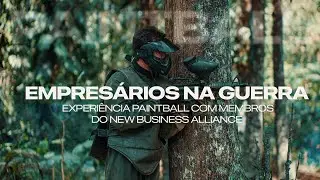 EMPRES&Aacute;RIOS NA GUERRA - EXPERI&Ecirc;NCIA PAINTBALL COM MEMBROS DO NEW BUSINESS ALLIANCE