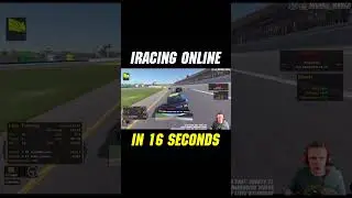 iRacing Online in 16 Seconds #Shorts #NASCAR