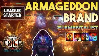 [3.19] Armageddon Brand Build(League Starter) | Elementalist | Lake of Kalandra | Path of Exile 3.19