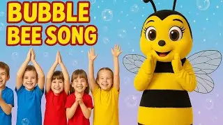 Bubble Bee Song! | Fun Kids Bath Song | Buzz Buzz Pop Pop Wiggle Dance for Toddlers