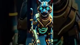 Ai Animated Cyber Cat