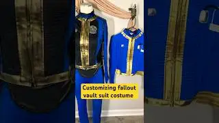 Easy ways to customize your Fallout cosplay vault suit. #halloween #falloutcosplay #fallout  ￼￼