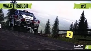 WRC 4 Career Mode Gameplay Walkthrough - Part 2 Rally Germany Continues