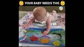 👶 Baby Water Mat 👶 - Inflatable Water Mat For Baby - Creative Dual Use Toys Water Cushion Pat Pad