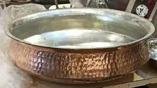 copper lagan , copper handi , hammered lagan for order call me-9528810490