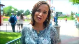 Sabine Marcon, 1er Ambassadeur, en visite à Disneyland Paris
