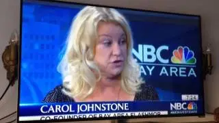 NBC Bay Area Interviews Carol Johnstone