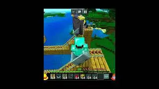 Don Krieg VS Me😊Risk Race With Don Krieg 🤩Minecraft #viral #onepiece  #minecraft #shorts
