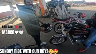 YAMAHA RX135 || DULARI ❤️🖤||MARCO&hearts;️🤍|| SUNDAY RIDE WITH FRIENDS || CHECK OUT THE FULL VIDEO