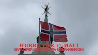 17 mai 2021 Flaggheising fra Sj&oslash;mannskirken i London