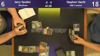 Jerry Tondini (Neoform)  vs Stephen Hecht (UW Control) - Sunday Night Modern 7/14/19