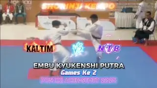 Games Ke 2 PON XXI ACEH-SUMUT 2024 KALTIM vs NTB