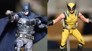 Новые фигурки Росомахи и Бэтмена из фильмов &laquo;Флэш&raquo; от Mafex представлены на выставке