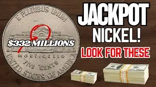 Jefferson Nickel JACKPOT! Find These Varieties Worth MILLIONS!