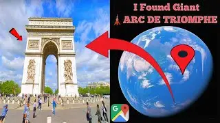 Я нашёл Триумфальную арку в Google Earth 🌍🇫🇷 #googleearth #googlemaps #viralvideo