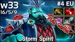 w33 Storm Spirit - Dota 2 Full Game