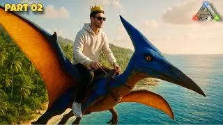 Taming My First DINOSAUR 😱 | ARK Survival Evolved PART 02 