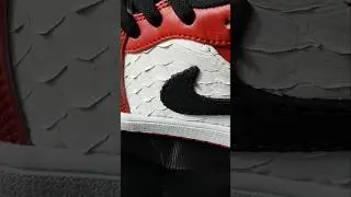 Air Jordan 1 Low genuine python leather custom shoes snakeskin