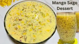 Mango Sago Dessert Recipe | Refreshing Summer Drink Recipe | Mango Sago Drink | Taste Tactics