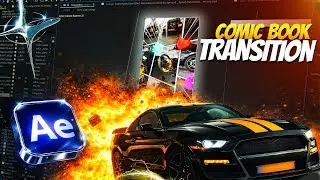Comic Book Transitions in After Effects 🔥 | Free Assets