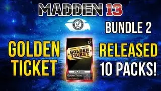 MUT 13: Golden Ticket Released! 10 Pack Legend Bundle! | Madden Ultimate Team