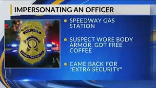 IMPD: Man impersonates police officer to score free cup of coffee