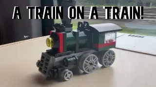 Reviewing A LEGO Train On A REAL Train! | LEGO Creator Emerald Express (31015)