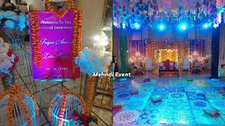 Mehndi Event Decor | Pakistani wedding #mehndi #wedding #eventplanner #weddinghall
