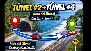 Ruta costera: túnel #2 hasta tunel #4Litoral #RaicesYRecuerdosSV#LitoralSV#tunel#ruta#elsalvador 