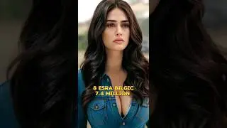 10 Turkish Female Celebrities with the Most Instagram Followers #viral #shorts