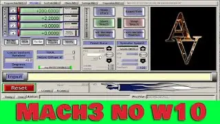 Mach3 no windows 10 64 bts, com tb6600 e placa RNR ecomotion 2.0. #Artnovetor