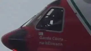 Irish Coastguard Sikorsky S92 Helicopter Low Level Flight Dublin City