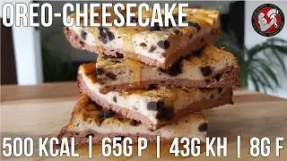 Oreo-Cheesecake | Fitness Kuchen | Low Fat High Protein