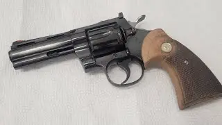 Colt Python Royal Blue Restoration progress