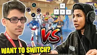 FaZe Sway on CONTROLLER vs NRG Unknown  on KEYBOARD in 3v3 Zone Wars...