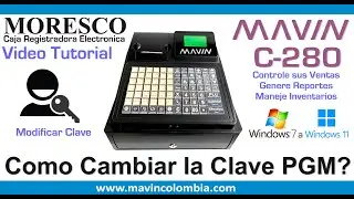 Como Cambiar la Clave de Administrador en Caja registradora?