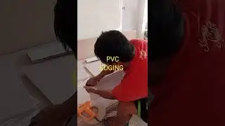 PVC edging installation
