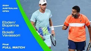 Matt Ebden/Rohan Bopanna v Simone Bolelli/Andrea Vavassori Full Match | Australian Open 2024 Final