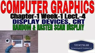 Computer Graphics | Random & Raster Scan Display Devices | CRT