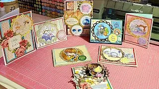 Diamond Press Doily Dies | 8 dies = 8 easy cards
