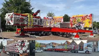 Transport en opbouw kermis Hoorn 2022 - Deel 2