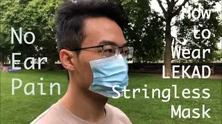 How to wear Lekad stringless mask